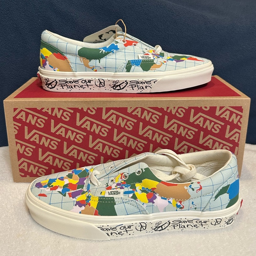 Vans Save Our Planet World Map Shoes